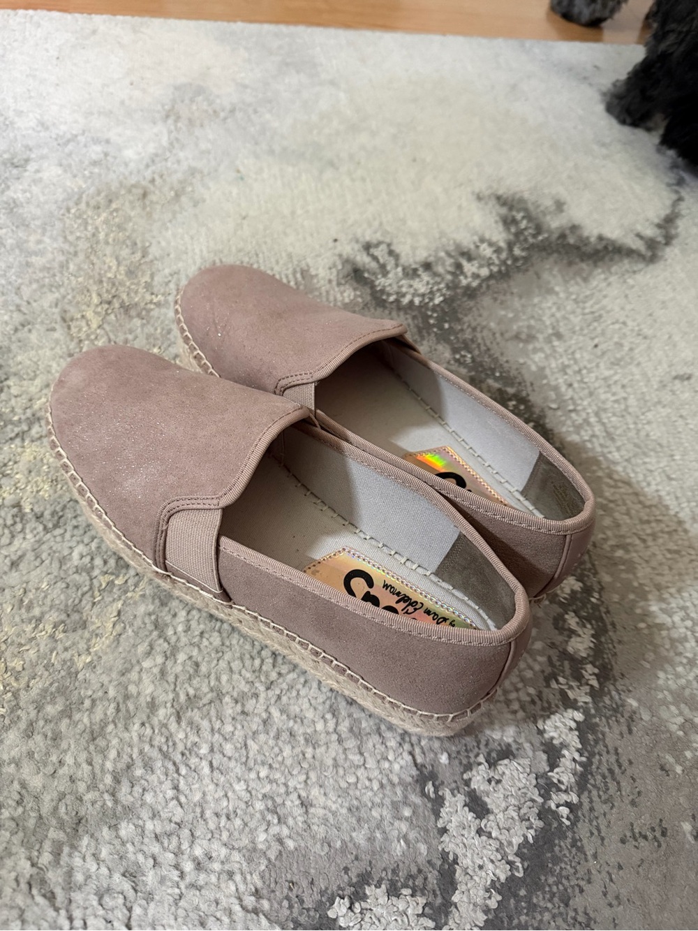 Circus by Sam Edelman Mauve Suede Slip-On Espadrilles
